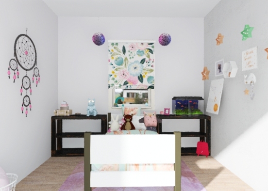 Kid's Room Design Rendering