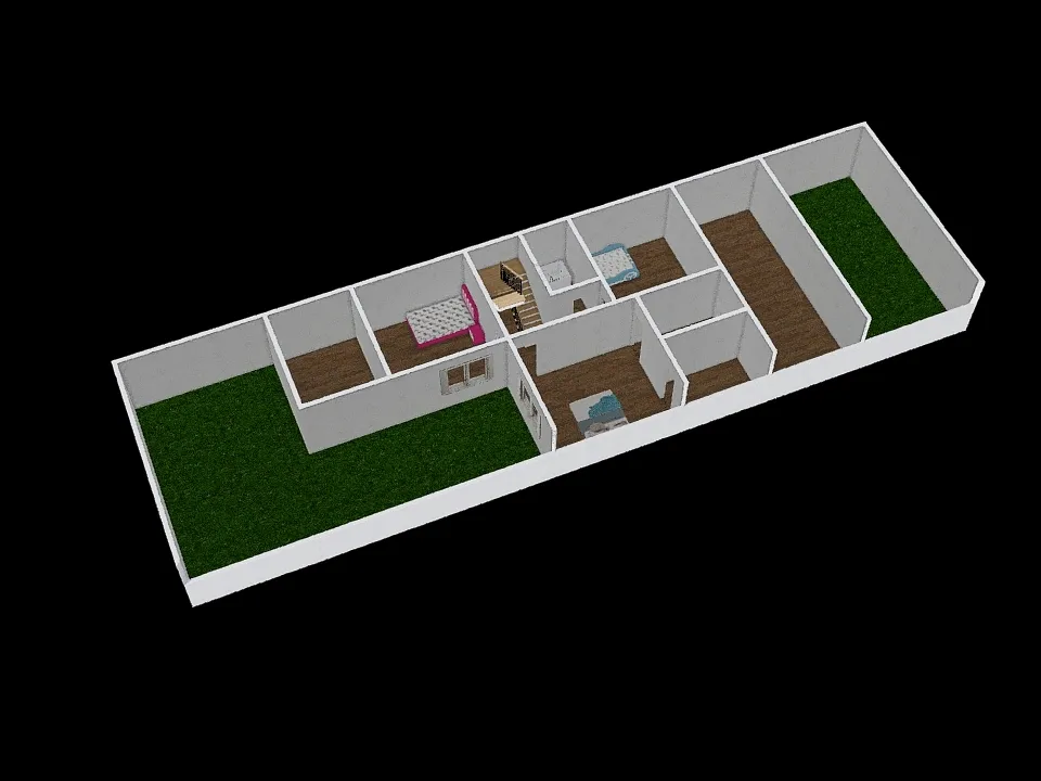 Casa 02 - P1 3d design renderings