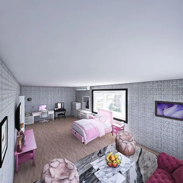 Fancy Room 3d design renderings