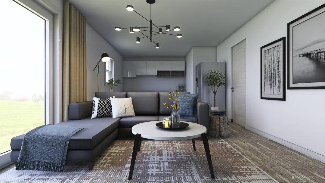 Carlee's Apartment 3d design renderings