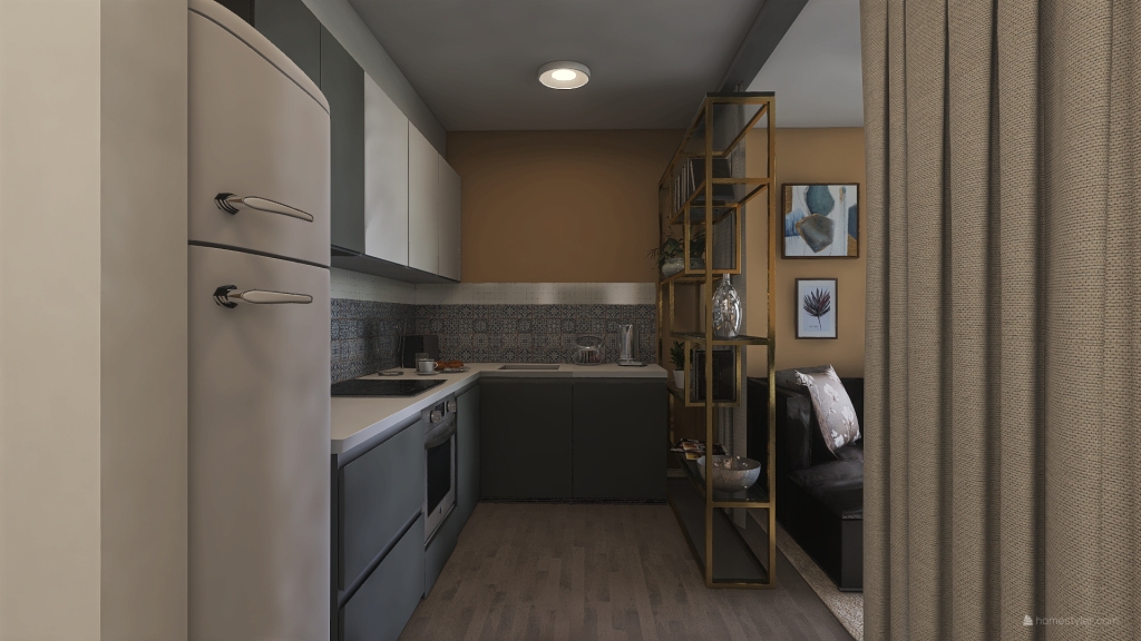 Квартира однокомн 1 вариант мой 3d design renderings