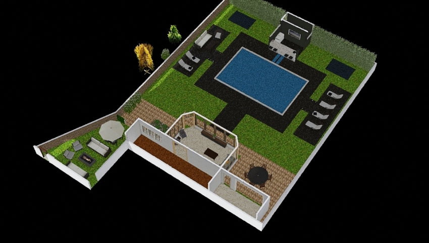 pool garden 3d design picture 606.43