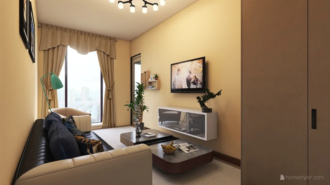 Avalon apartment 3d design renderings