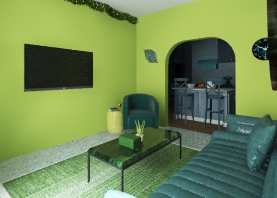 every room is one color challenge Design Rendering