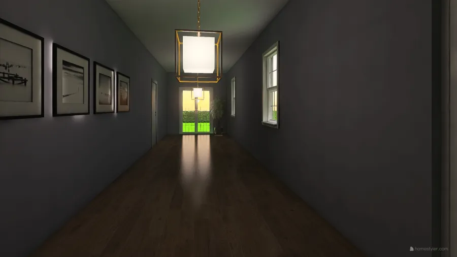 Hallway 3d design renderings