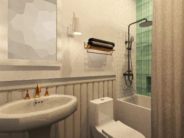 baby  bedroom and bathroom 3d design renderings