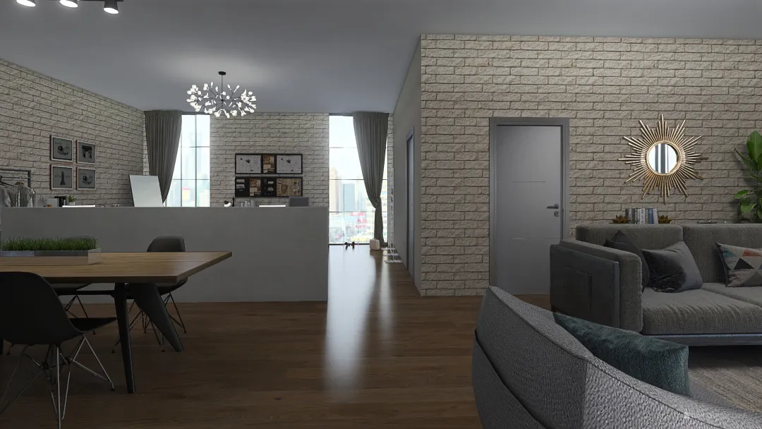 apartment #1 3d design renderings