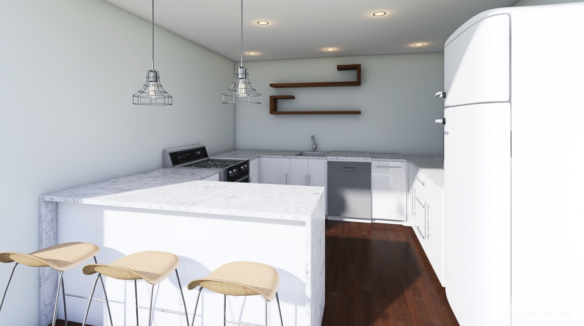 Basement Apartment Kitchen design ideas & pictures (9 sqm)Homestyler