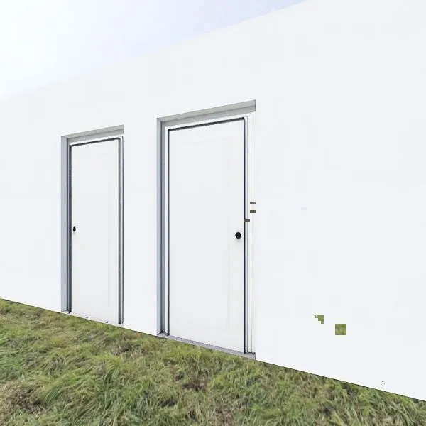 2 Doors to the Living Room 3d design renderings