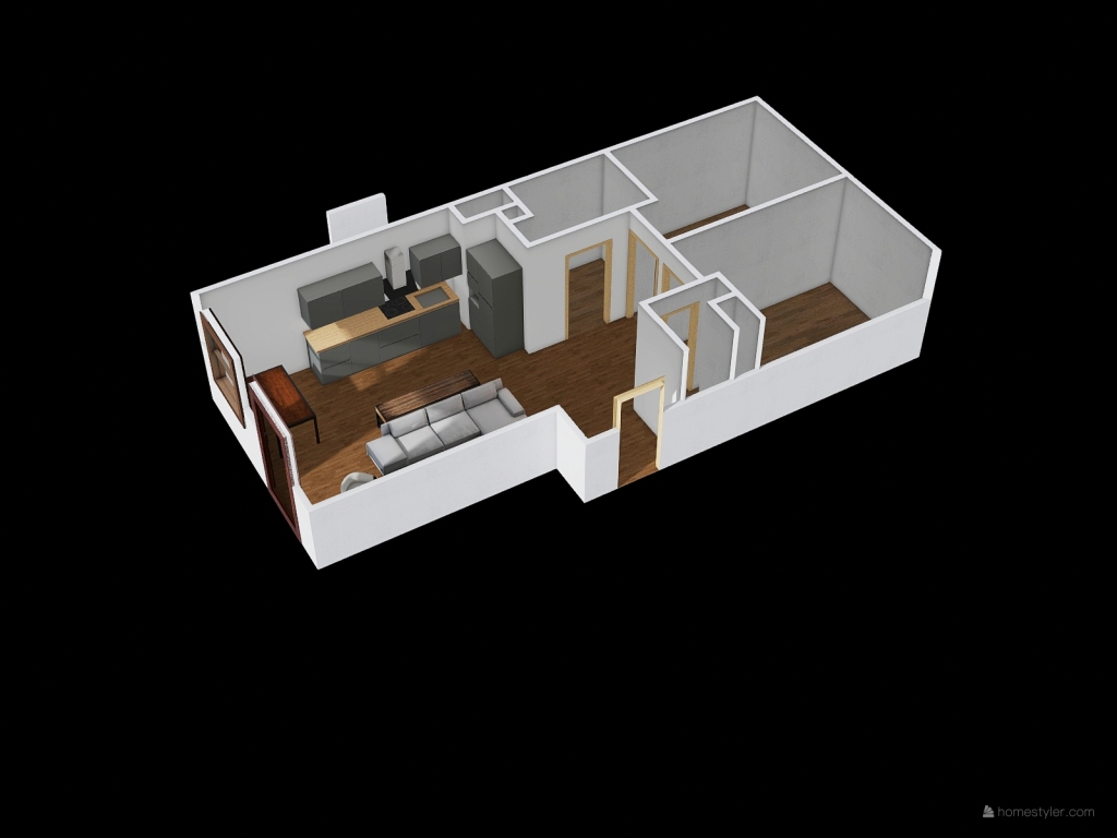 mieszkanie1 3d design renderings