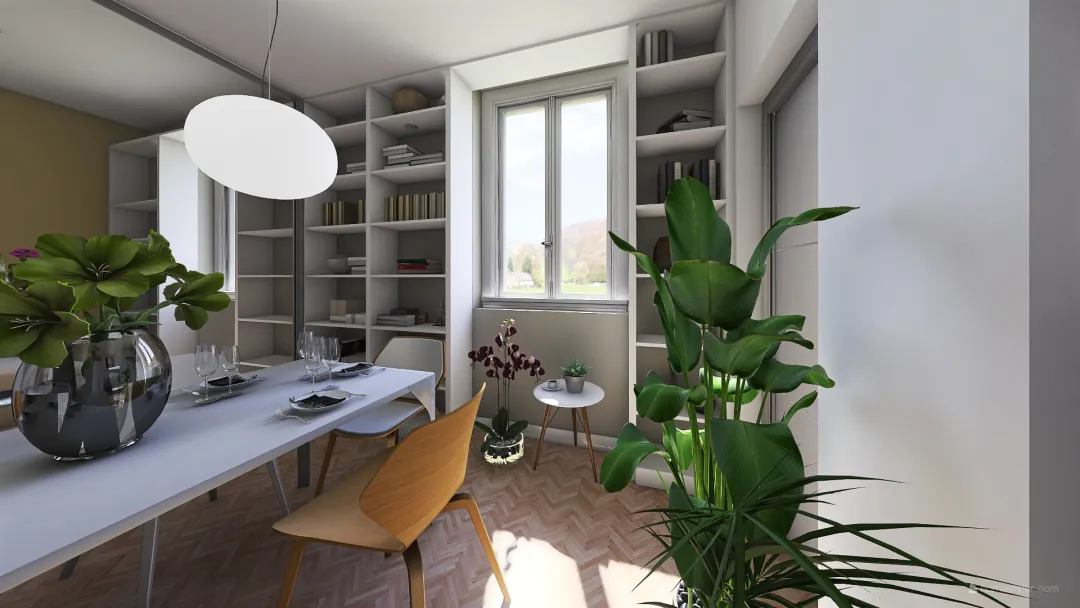 Casa Milano Isola 3d design renderings
