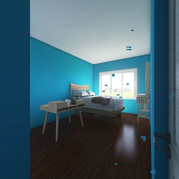 Kayla's Bedroom 3d design renderings