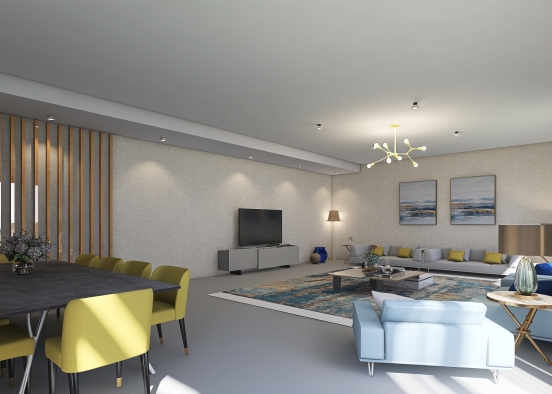 alsaleh living room Design Rendering