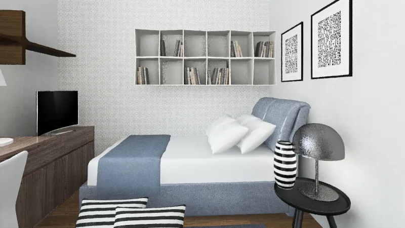 dormitorio Juan 3d design renderings