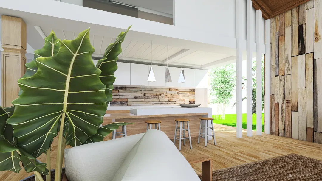 Bali villa 3d design renderings