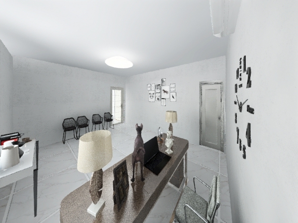Sala de Recepção 3d design renderings