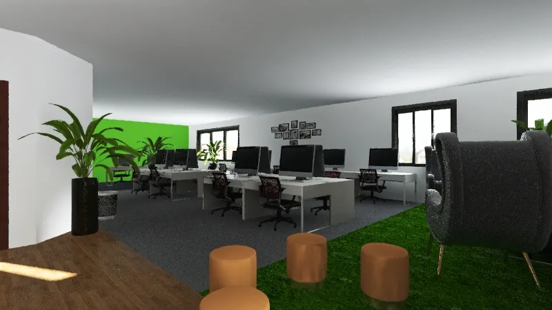 Traffi Office 3d design renderings