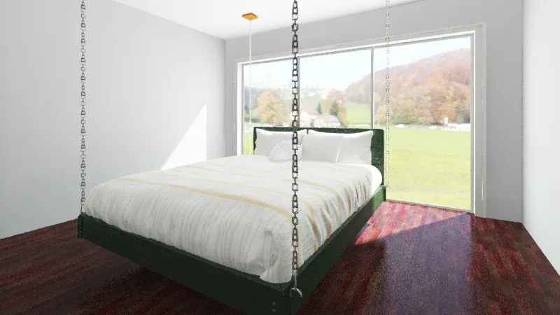 bedroom seaview 3d design renderings
