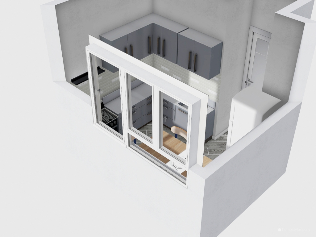 \\\\\Кухня 3d design renderings