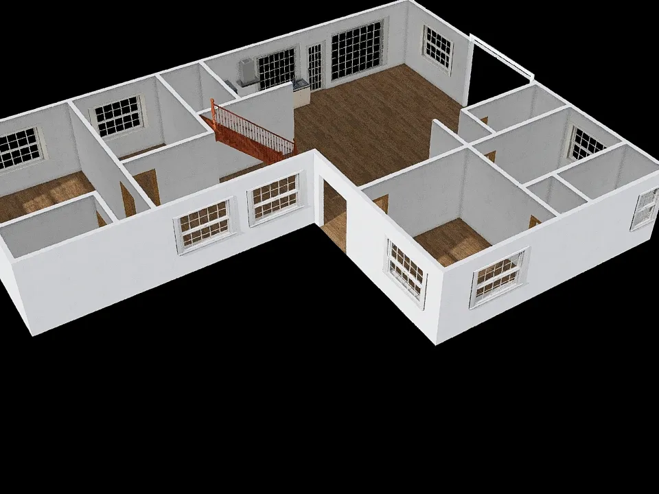 Plano L Anexo cto 3d design renderings