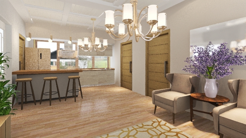 Small Residential Home 3d design renderings