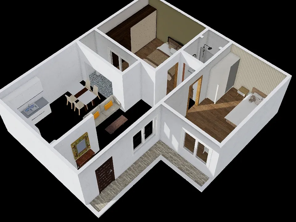 Casa Ale 3d design renderings