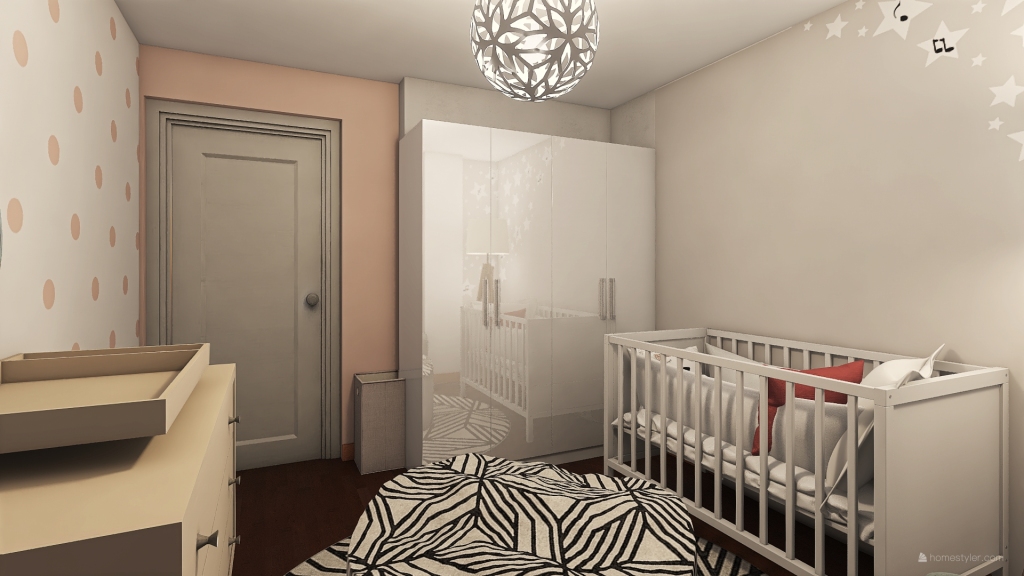 Baby Room2 3d design renderings