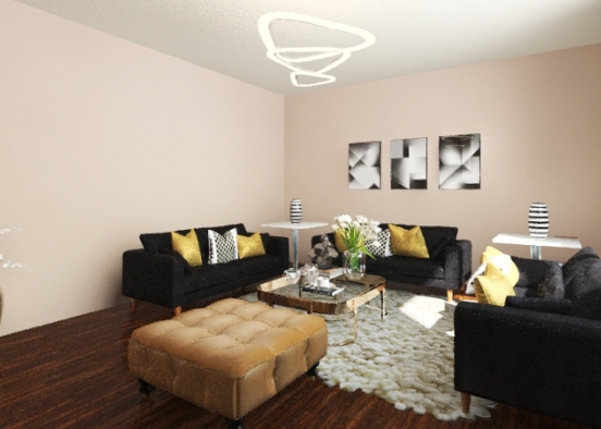 living room color Design Rendering