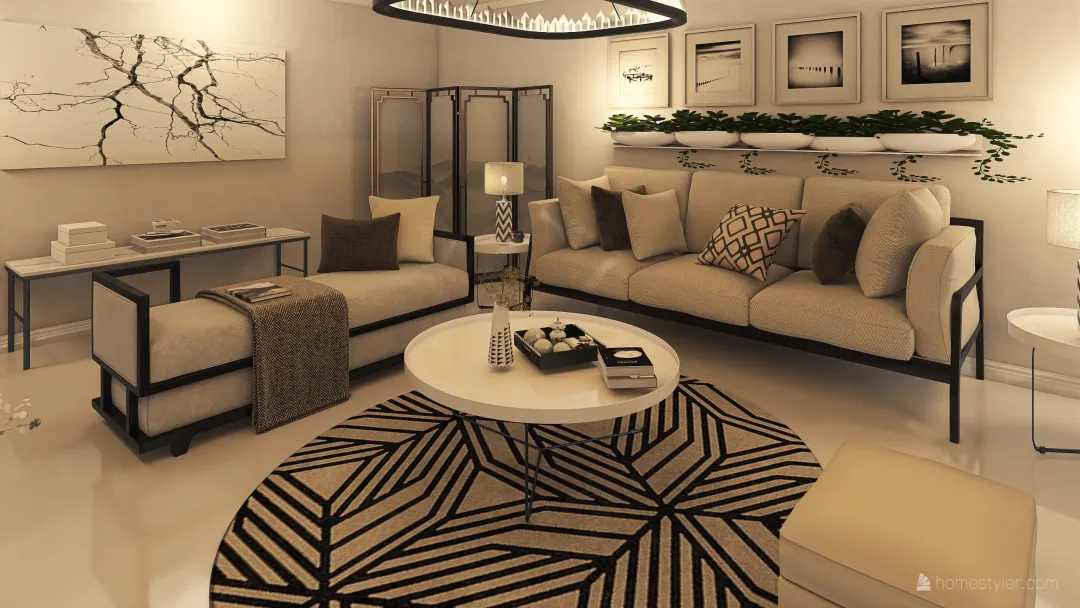 MODERN WHITE ROOM 3d design renderings