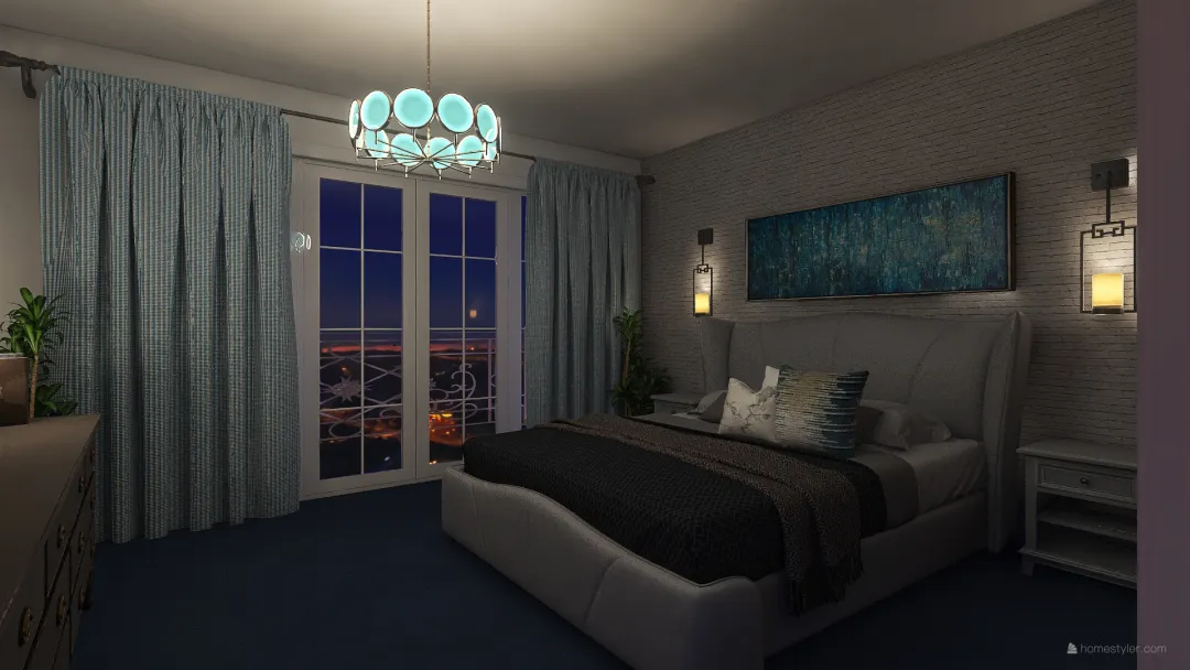 Спалня 2 3d design renderings