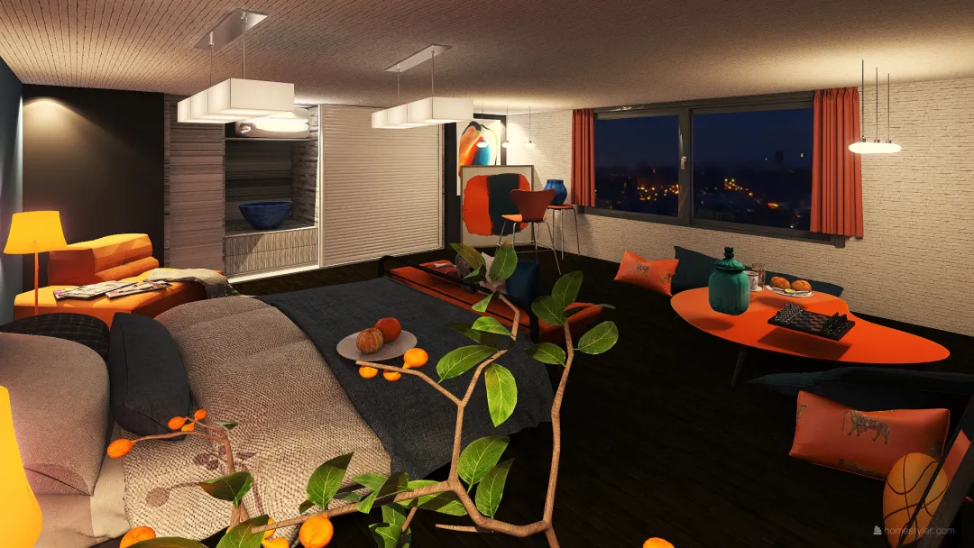 bedroom kindness 3d design renderings