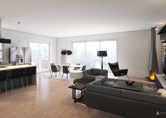 Ideal appartment Design Rendering