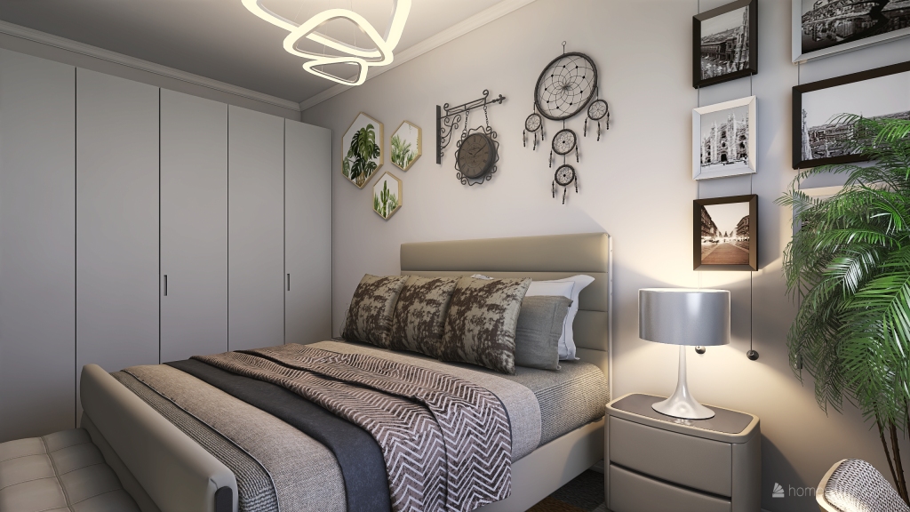 bedroom1 3d design renderings