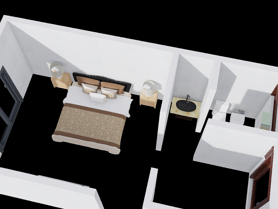 Habitacion Suite 3d design renderings