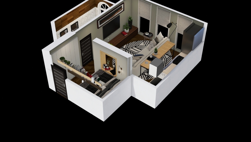 small apartment  3d design picture 41.29