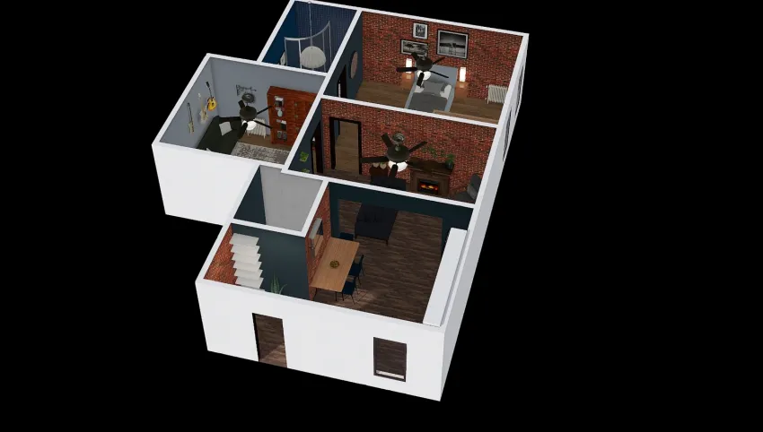 My First Apartment 3d design picture 91.86