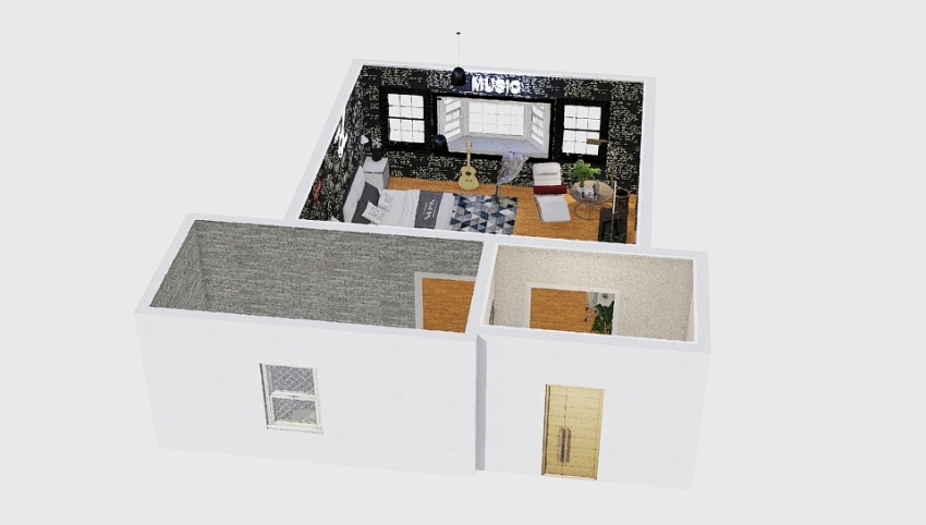 One-Person Dorm (一人宿舍) 3d design picture 65.09