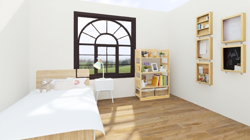 play room/spare bed 3d design renderings