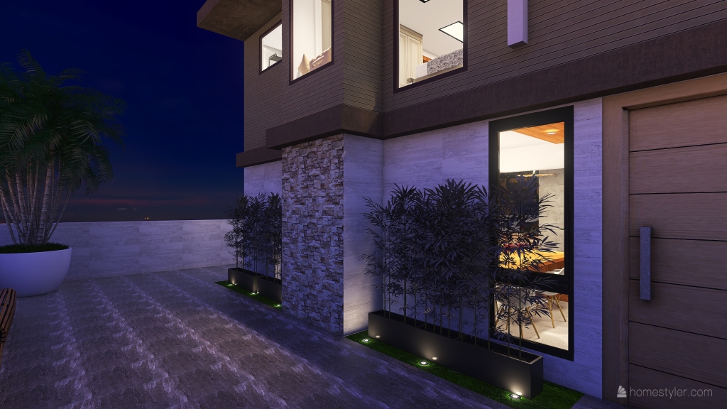 House Estilo Loft 3d design renderings