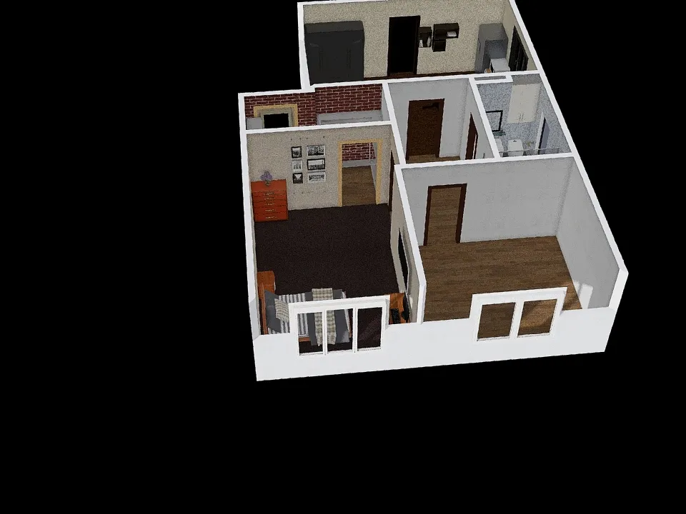 2 floor1 3d design renderings