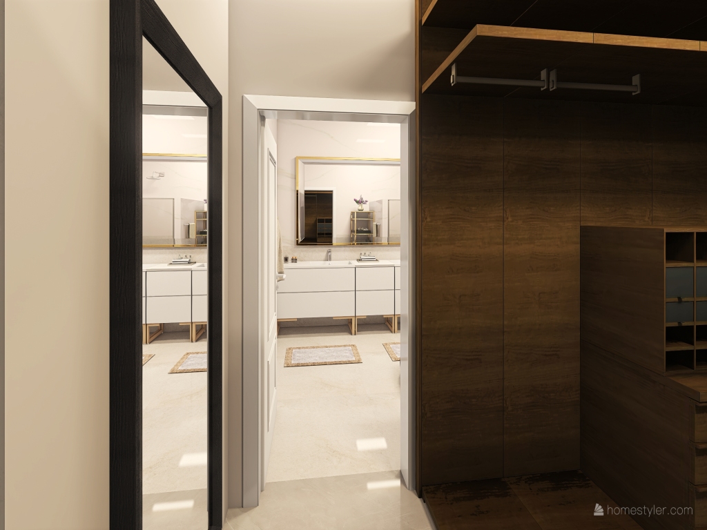 Closet Casal 3d design renderings