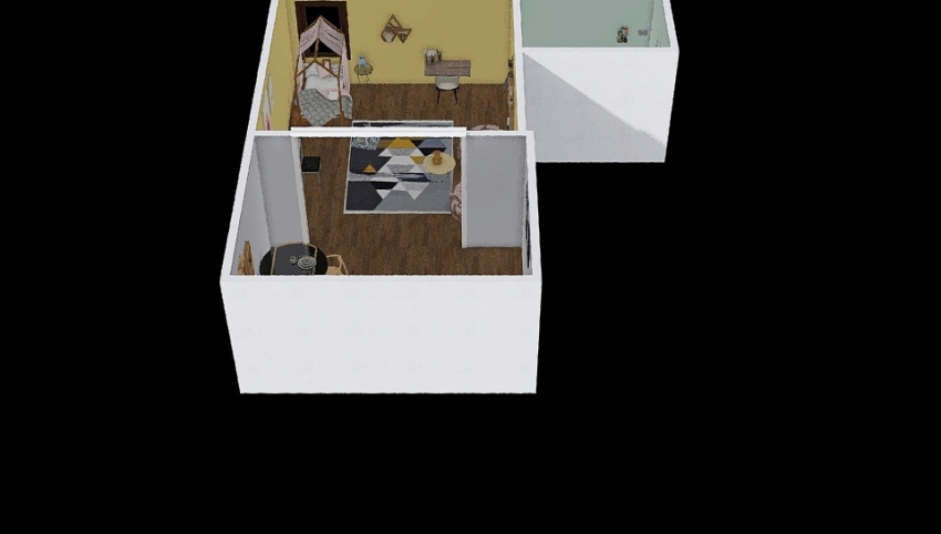 Small apartment! 3d design picture 60.46