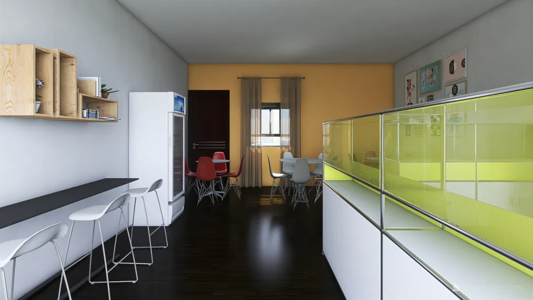 store boulangerie 3d design renderings