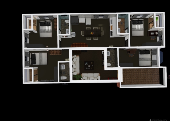 Jashim's Floor (3rd Floor)  Design Rendering