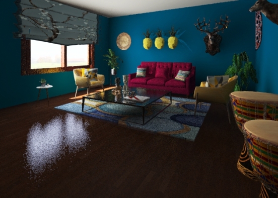 living room color2 Design Rendering