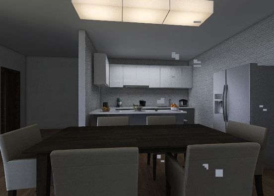 Apartment with Loft Design Rendering