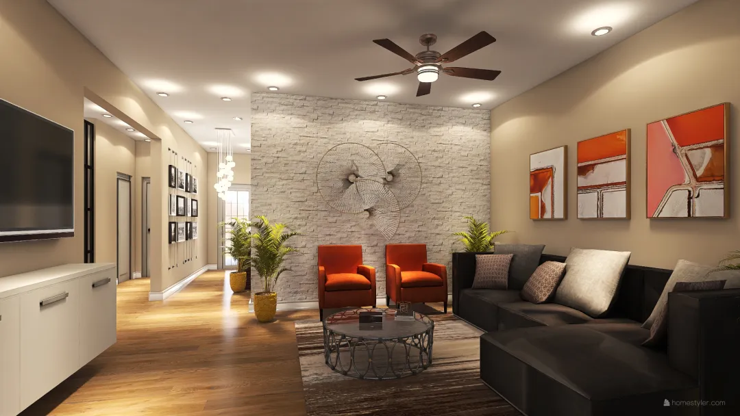 Duplex - 4 feet - DesignOpt - Final 3d design renderings