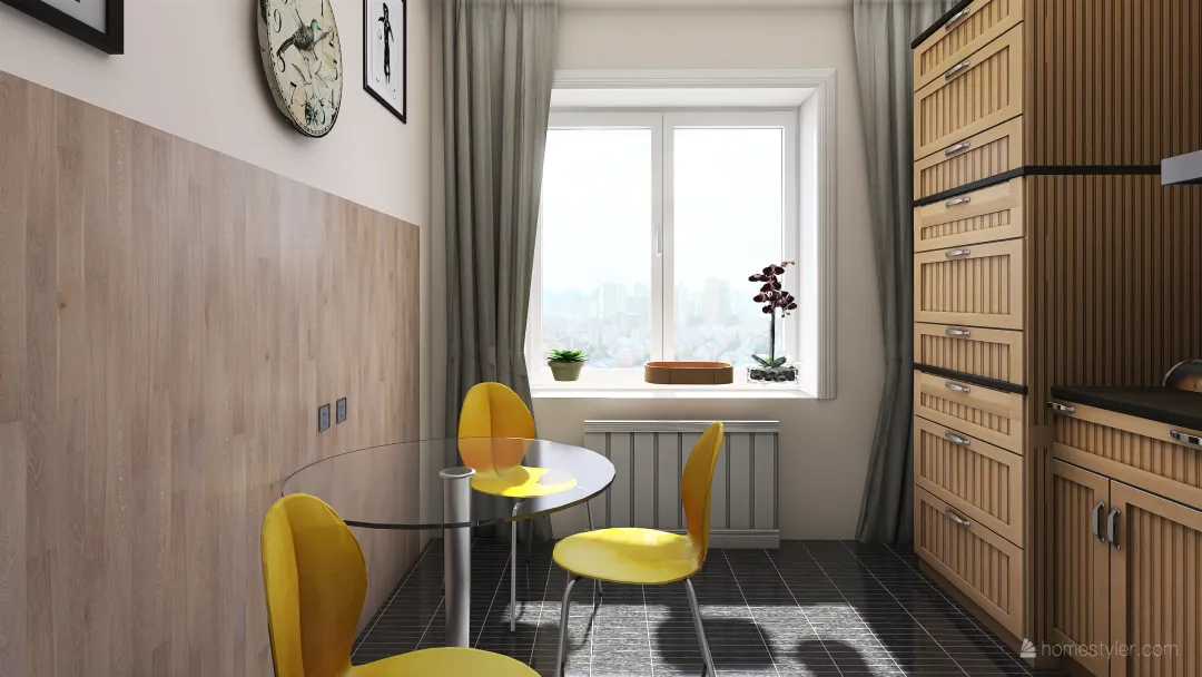 2-rooms 3d design renderings
