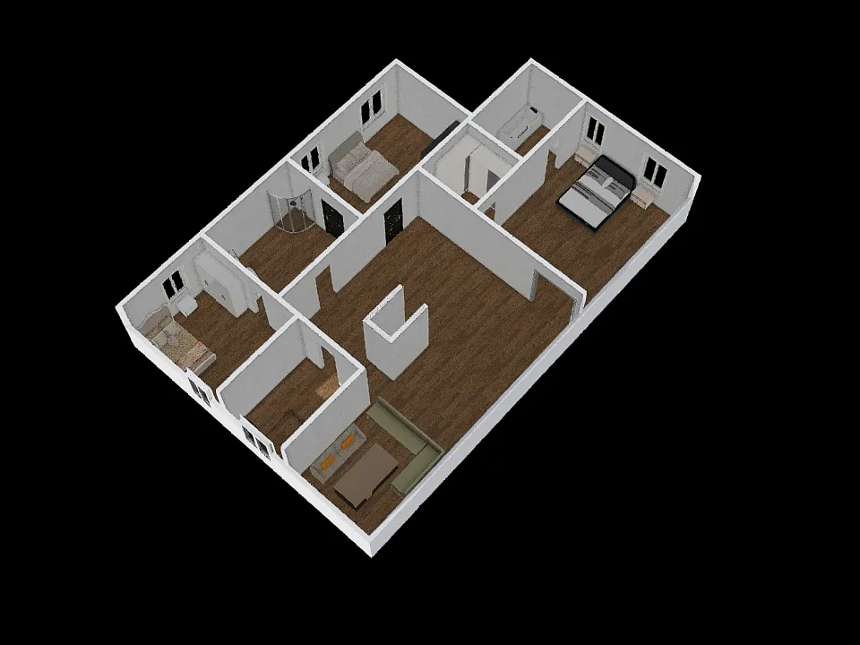 Juliann house 3d design renderings