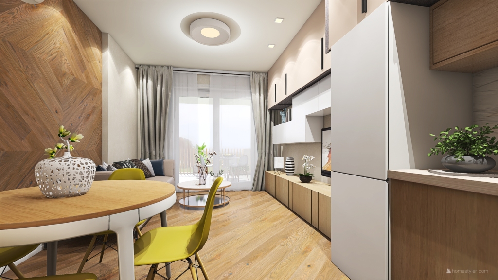 Appartamento moderno bis 3d design renderings
